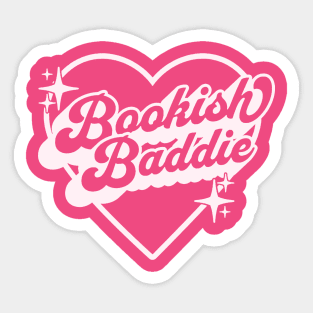 Bookish Baddie Sticker